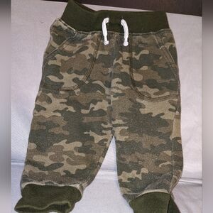 Slightly faded camouflage joggers Garanimals 6 to 9 months boys